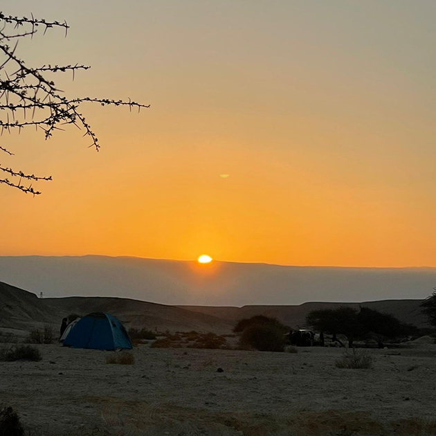 מסע אדם ואדמה לינה בשטח